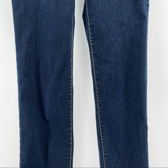 Cat & Jack Girl’s Straight Leg Super Stretch Dark Wash Denim Jeans Size 12 - Picture 7 of 16